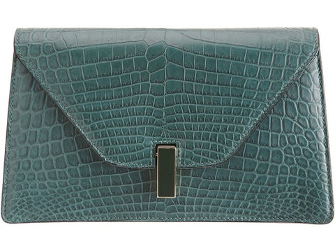 Valextra Alligator Isis Clutch top túi xách đắt tiền