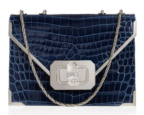 Túi Marchesa Valentino Crocodile Evening cực sang trọng