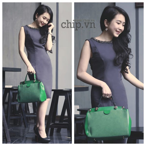 Chiếc Sling quai xích gam màu xanh lá cây