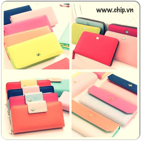 Ví style KOREA với gam màu kẹo