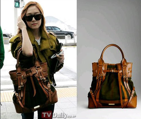 Túi Check Burberry Whipstitch dòng thời trang cao cấp Burberry Prorsum