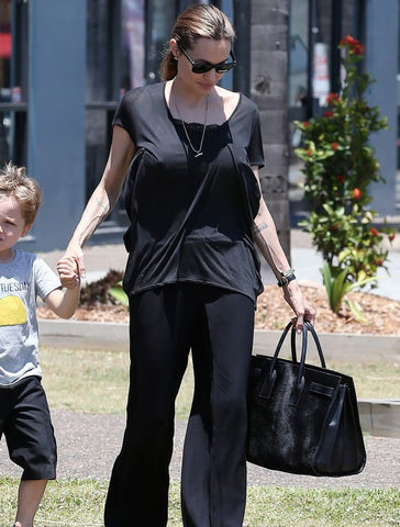 Túi Saint Laurent Calf Hair Sac de Jour