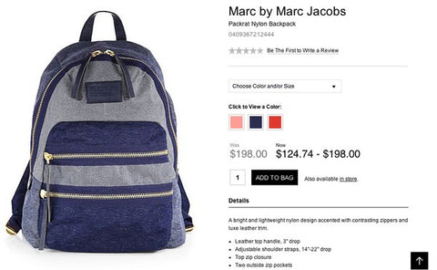 Balo hàng hiệu Marc by Marc Jacobs