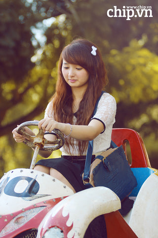 Túi đeo chéo đơn giản, phong cách nhẹ nhàng