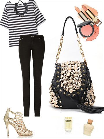 Balo thời trang đinh tán chip.vn